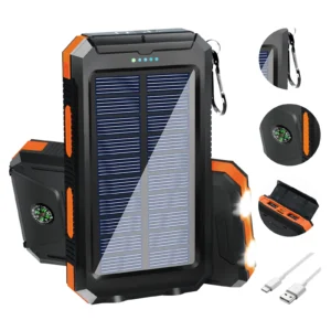 20000mAh Solar Power Bank